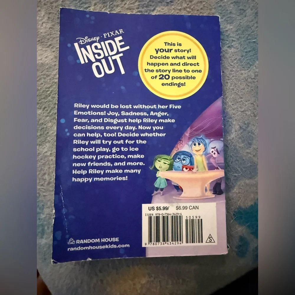 Inside Out 'What Should Riley Do?' Book - Picture 2 of 3